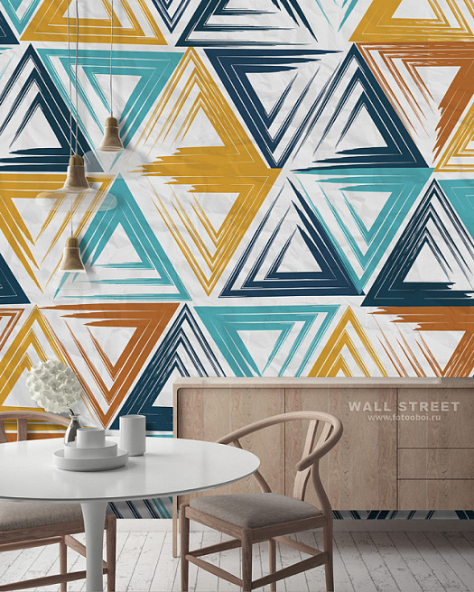 Фотообои в интерьере артикул Geometry 21, GEOMETRY, Wall street Фотообои в интерьере артикул Geometry 21, GEOMETRY, Wall street