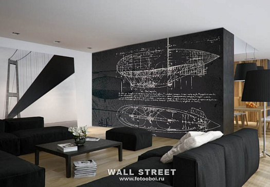 Фотообои в интерьере артикул Induction 7, INDUCTION, Wall street Фотообои в интерьере артикул Induction 7, INDUCTION, Wall street